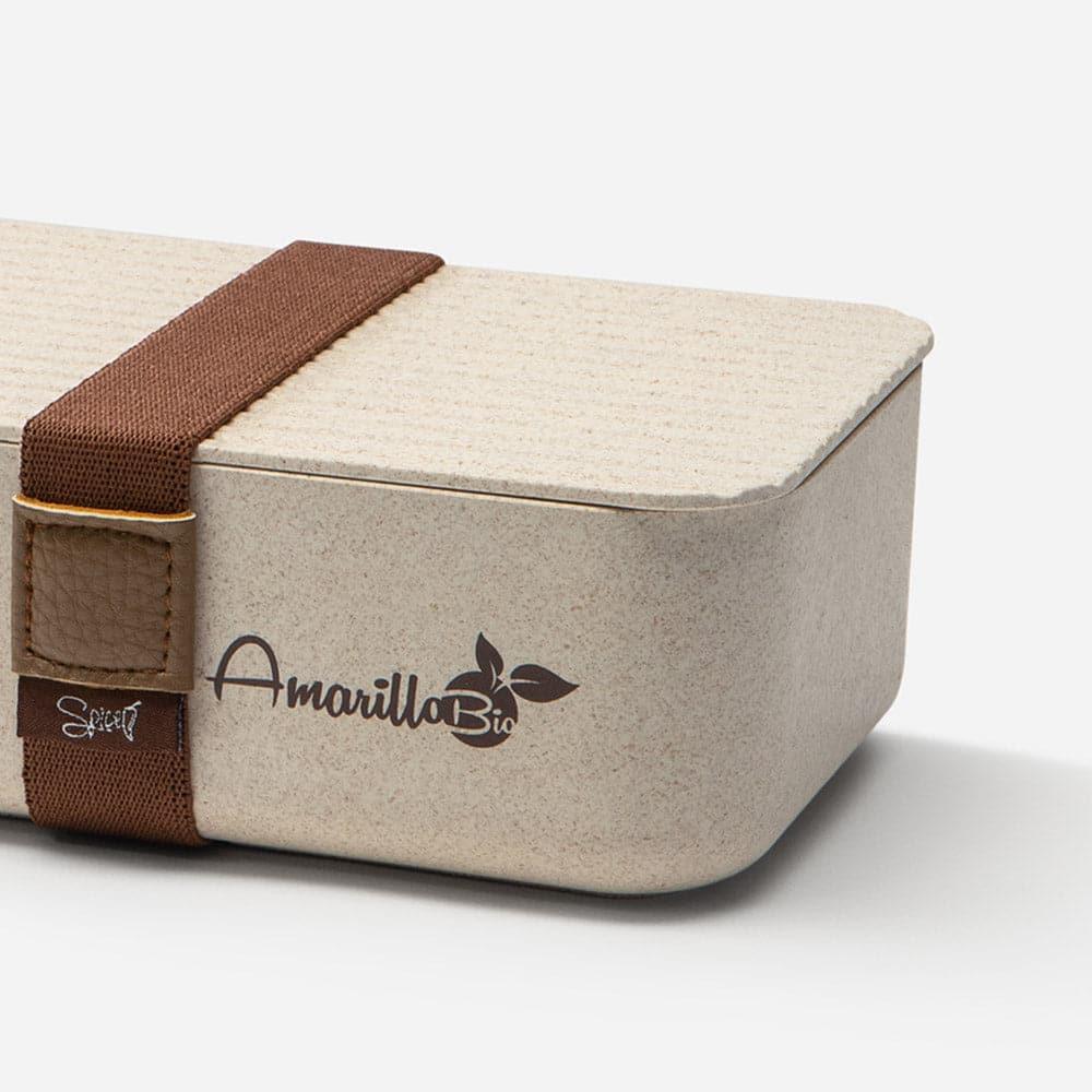Portavivande Amarillo bio Bento Box 1,1 L - Spice