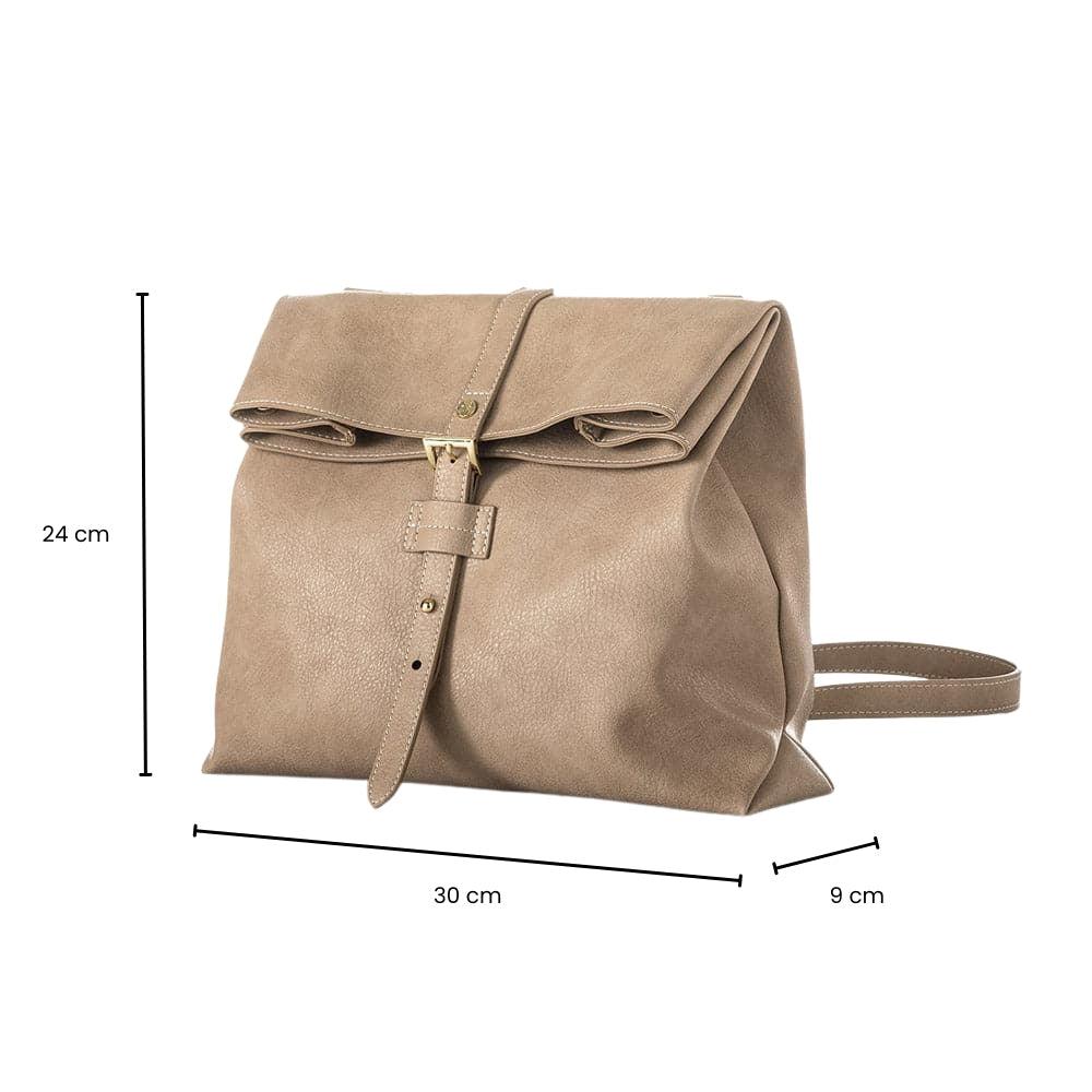 Borsa vegan a tracolla Amelia, Linea Ethicool, sabbia - Miomojo - Pensoinverde
