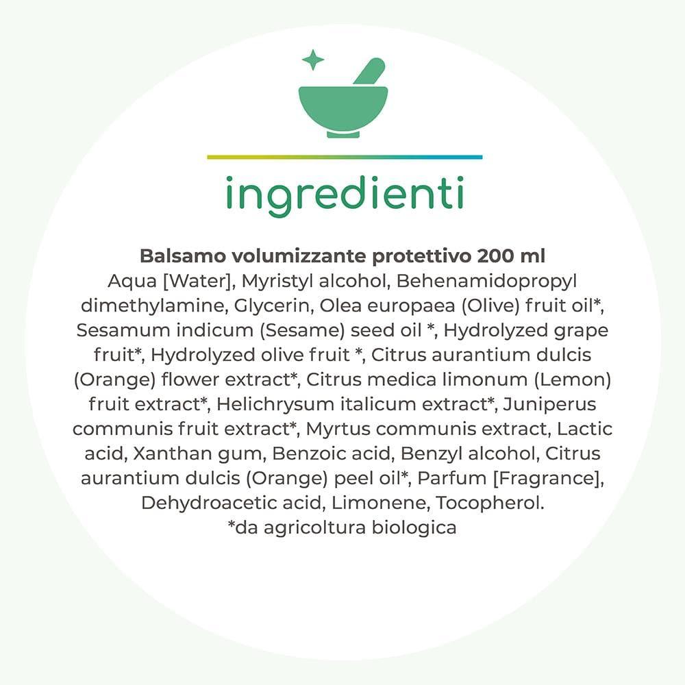 Balsamo volumizzante protettivo, 200 ml - Biofficina Toscana