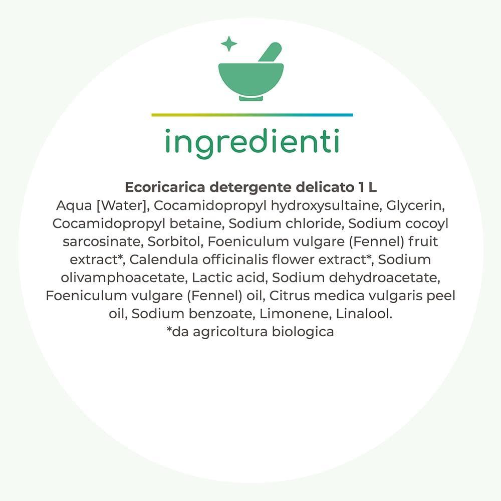 Ecoricarica detergente delicato quotidiano, 1 L - Biofficina Toscana