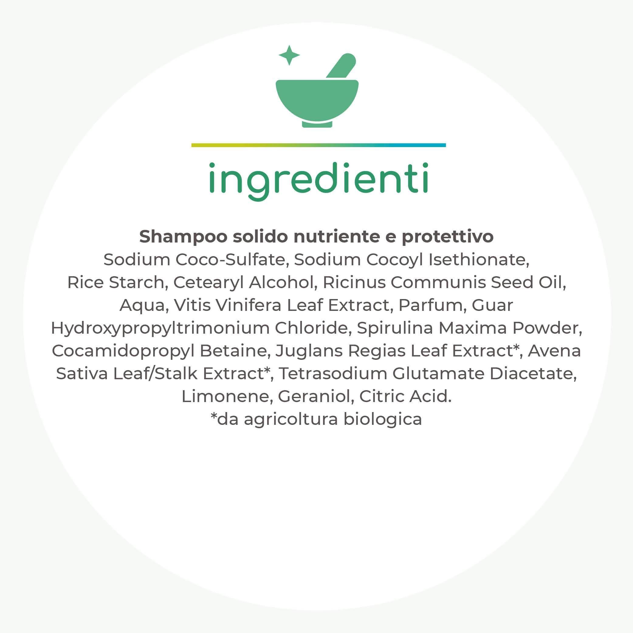 Shampoo solido nutriente e protettivo CO.SO., 64 g - Officina Naturae