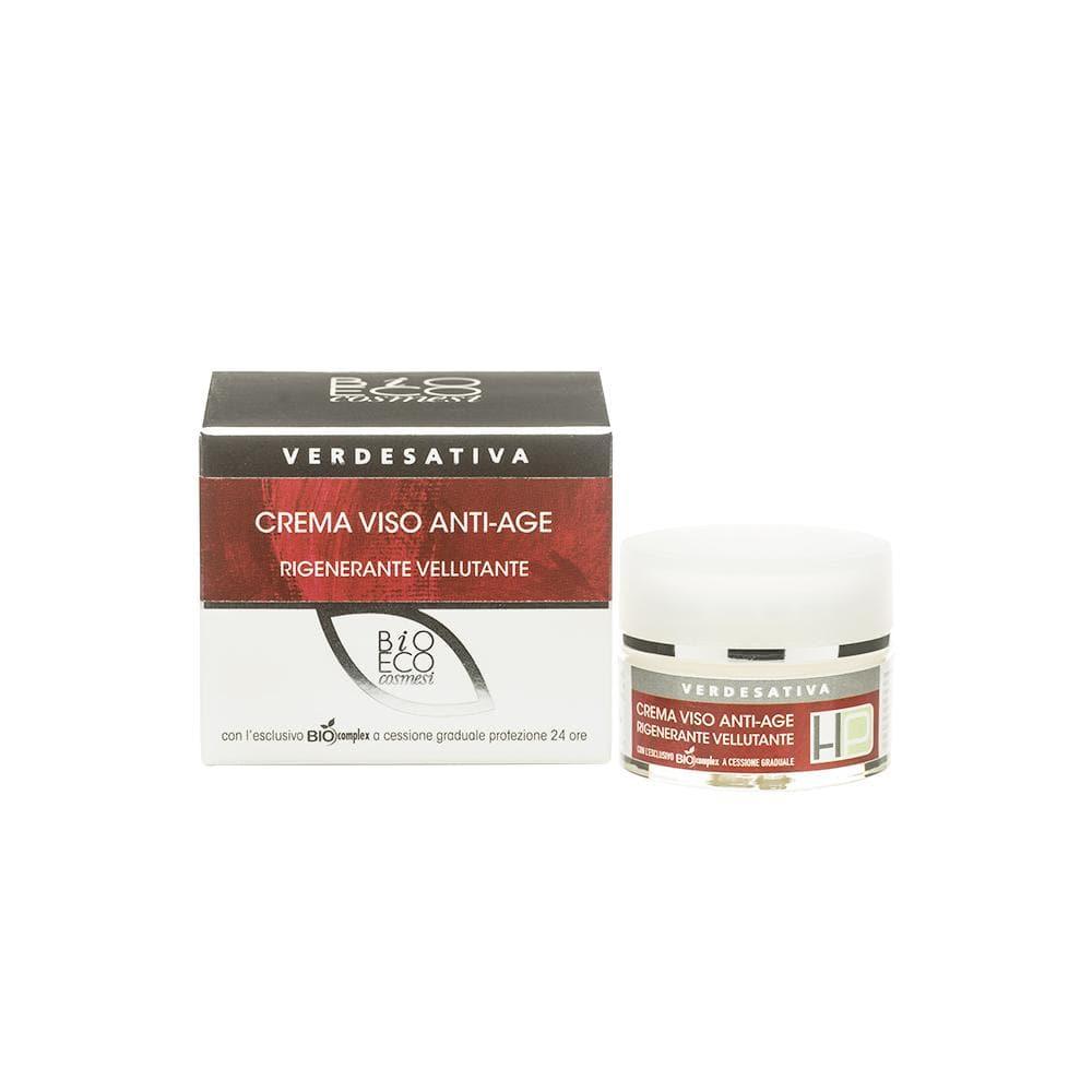 Crema viso anti-age rigenerante vellutante, 30 ml - Verdesativa