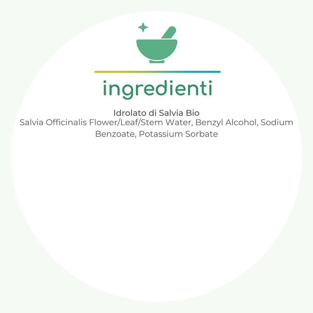Idrolato di salvia bio, 10 ml - La Saponaria