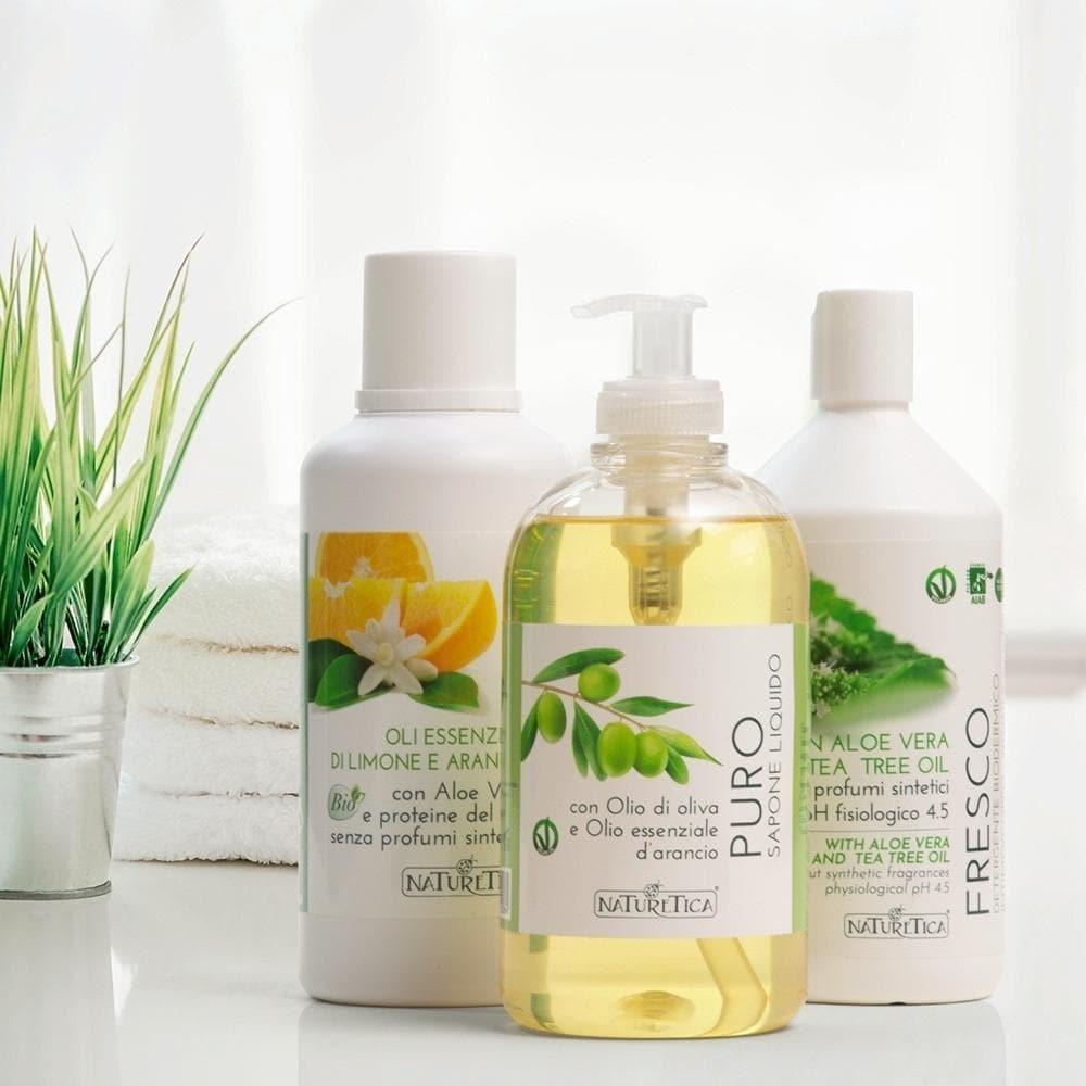 Doccia shampoo biodermico con aloe, 500 ml - Naturetica