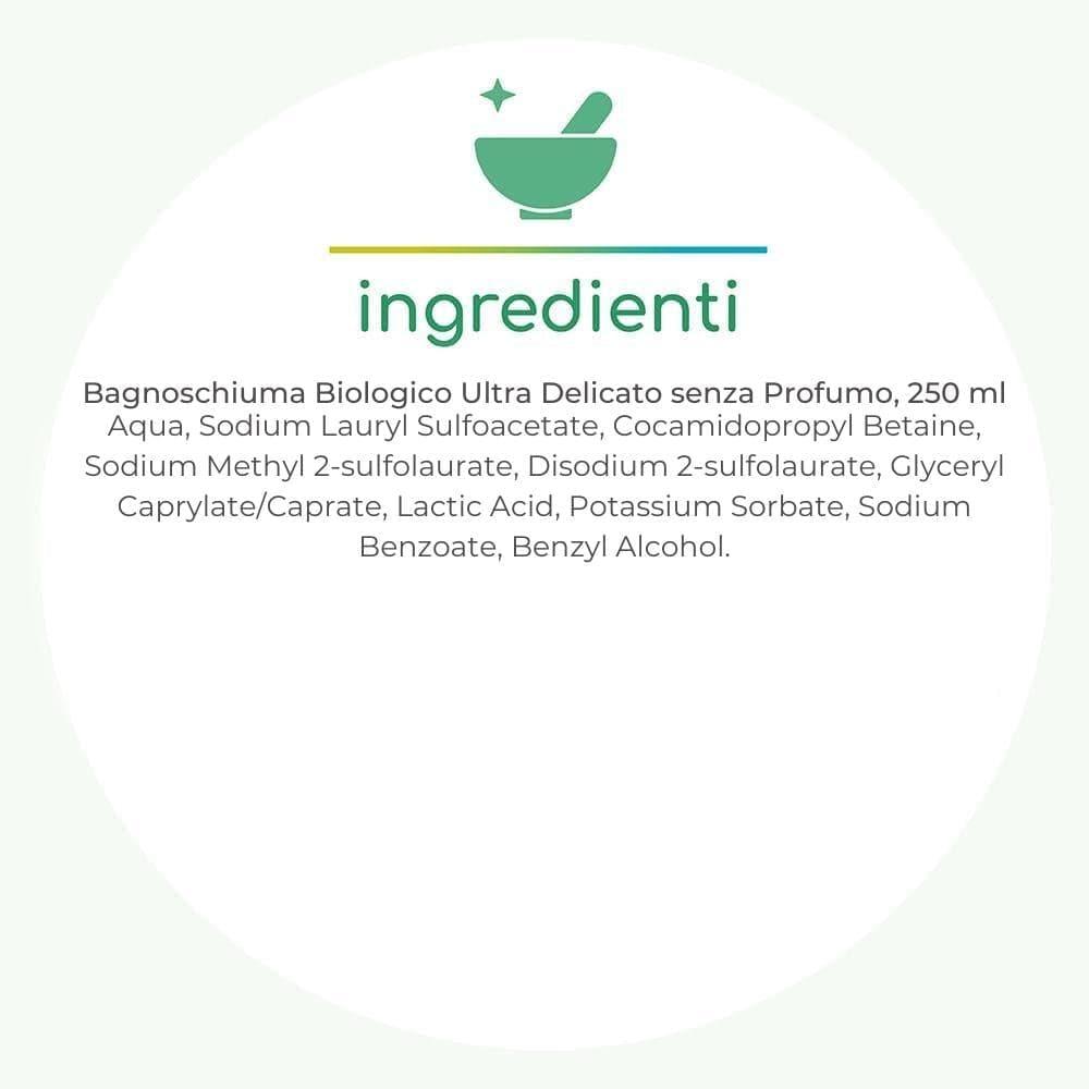 Bagnoschiuma ultra delicato senza profumo, 250 ml - Officina Naturae