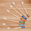 Spazzolino in bamboo rosso per bambini, setole morbide - Hydrophil