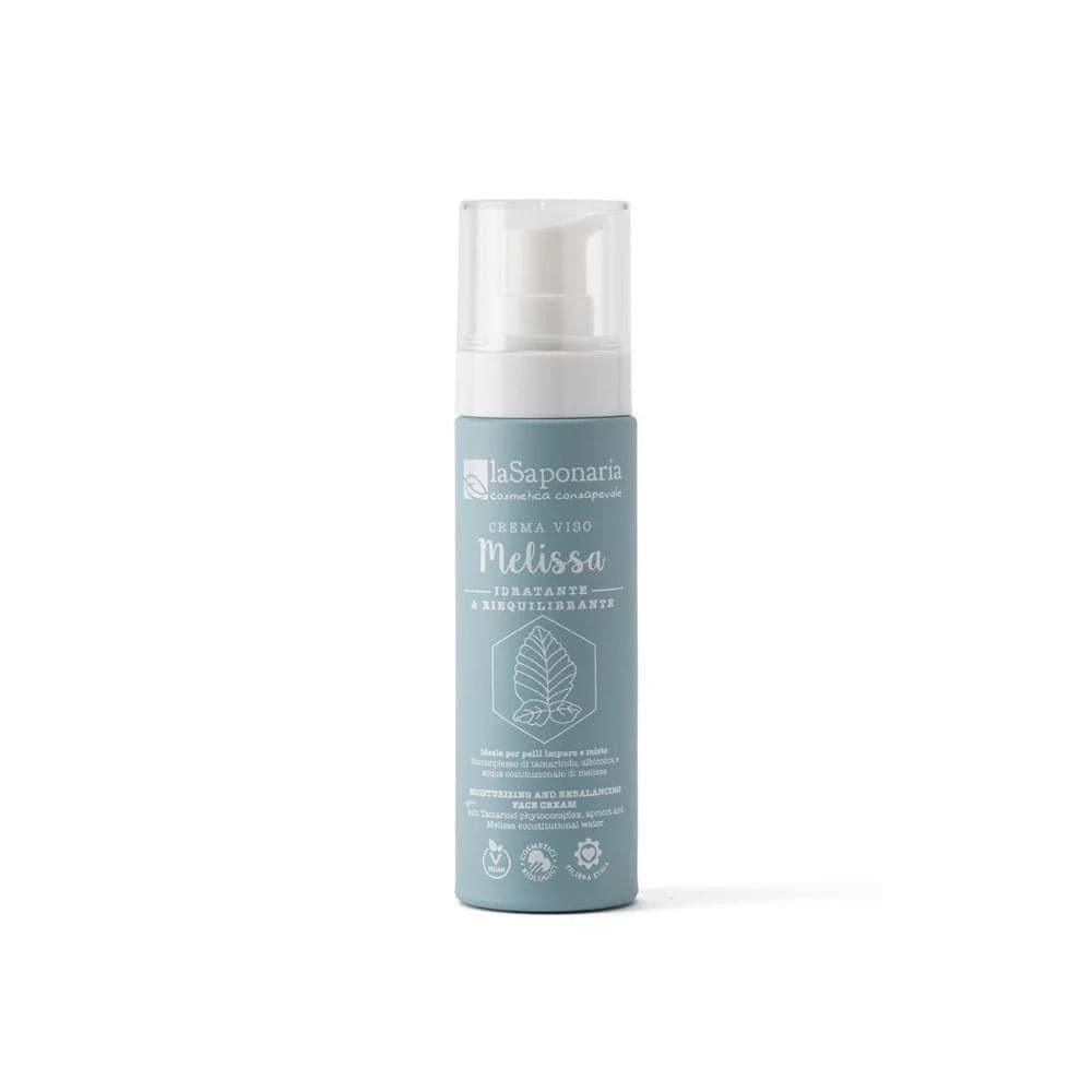 Crema viso idratante e riequilibrante Melissa, 50 ml - La Saponaria