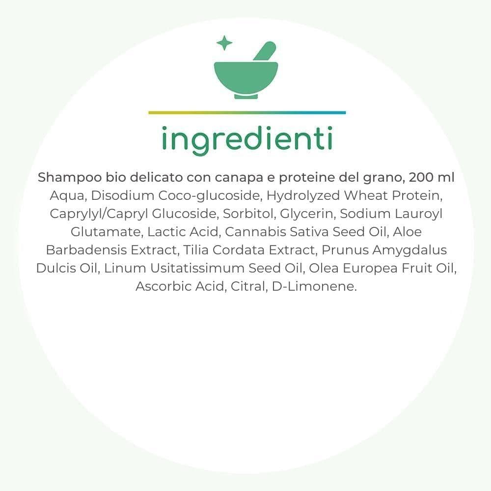 Shampoo delicato, 200 ml - Verdesativa