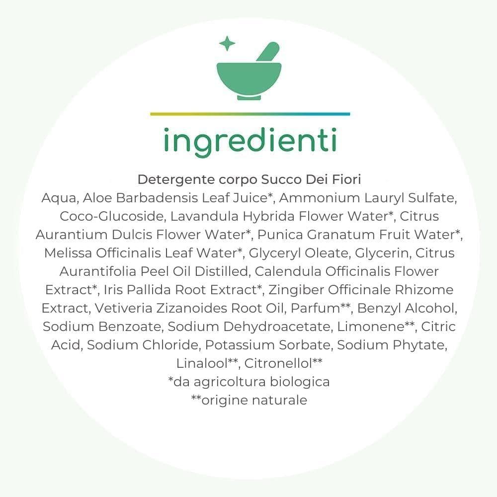Detergente corpo Succo Dei Fiori, 200 ml - La Saponaria