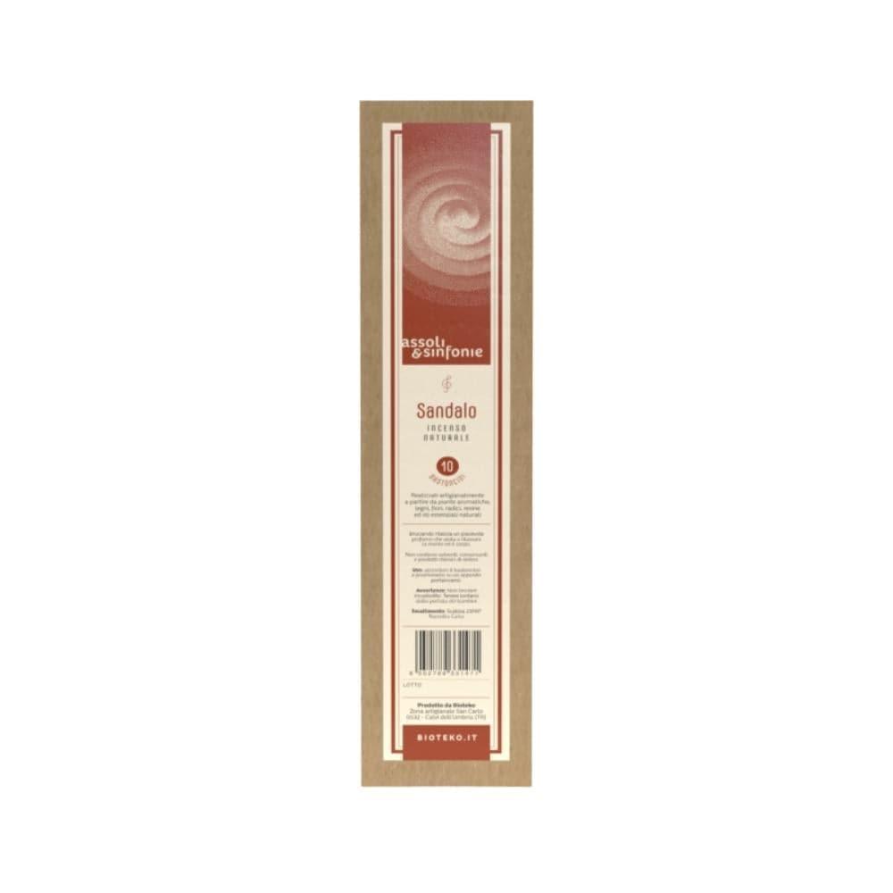 Incenso al Sandalo, 10 pz - Bioteko