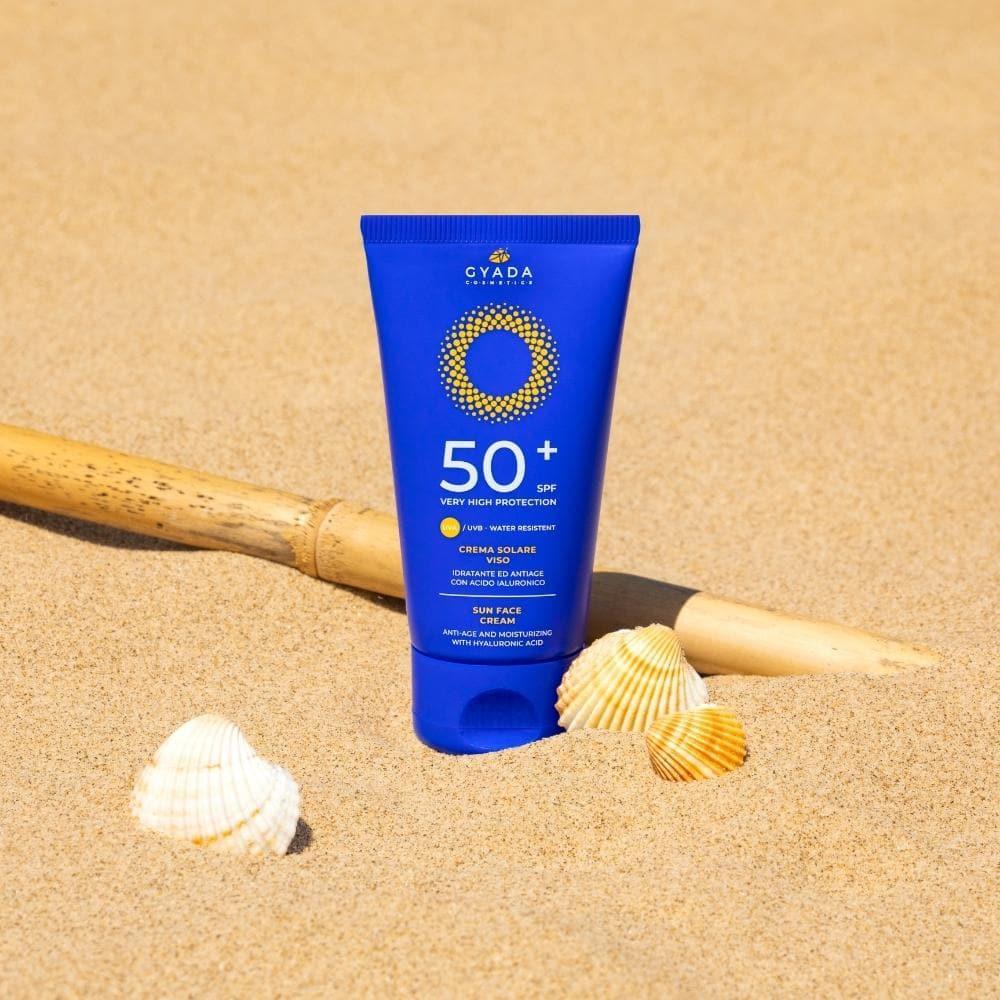 Crema solare viso spf50+, 50 ml - Gyada Cosmetics