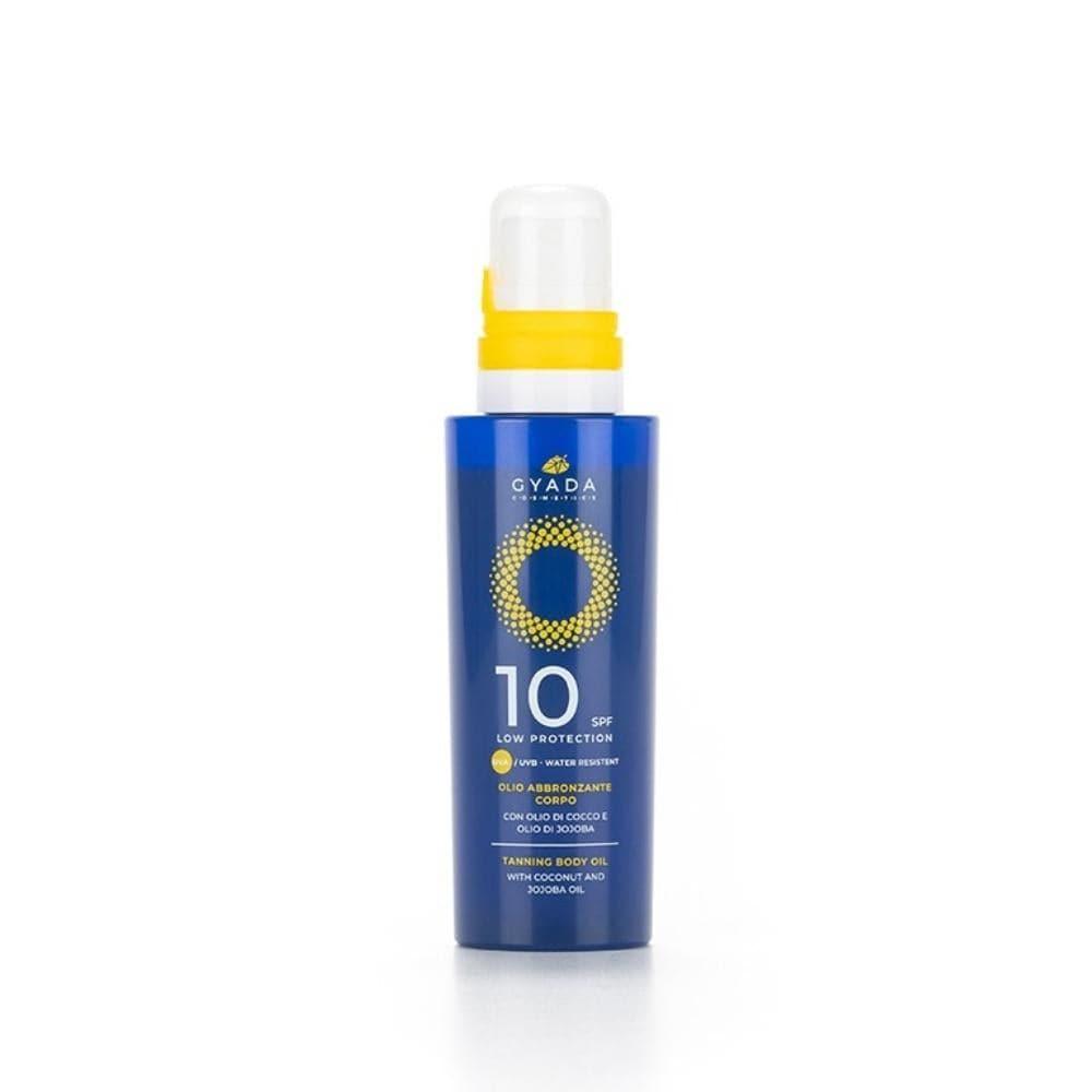 Olio abbronzante solare spf10, 150 ml - Gyada Cosmetics