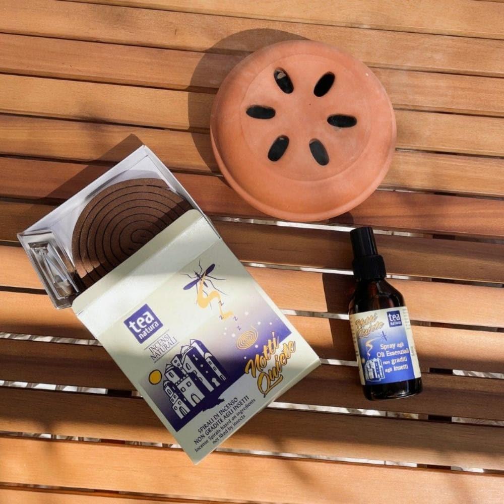 Spirali incenso antizanzare Notti Quiete, 10 pz - Tea Natura