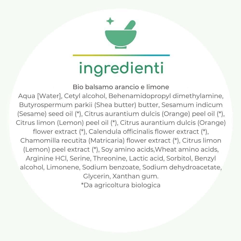 Bio balsamo arancio e limone, 250 ml - Alkemilla