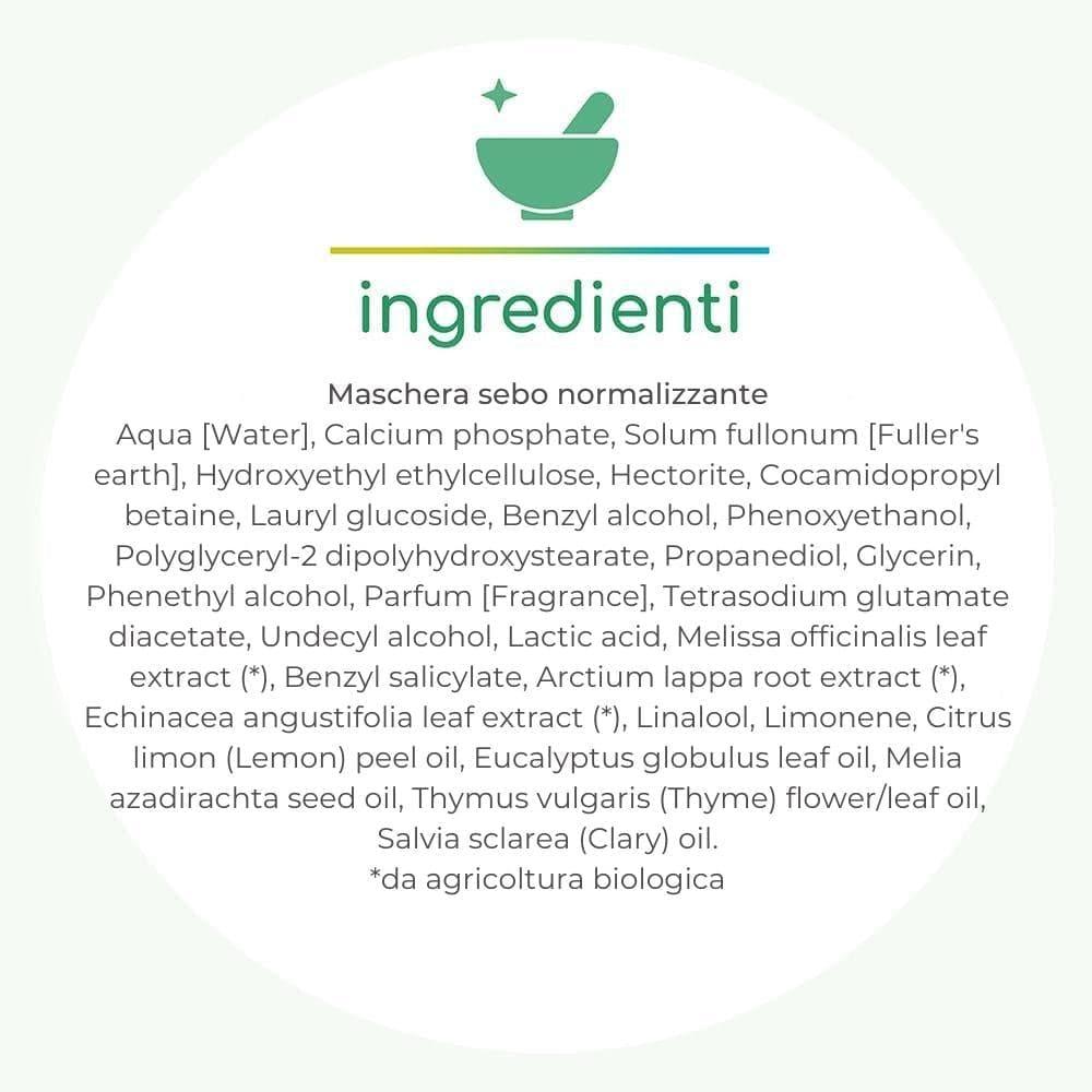 Maschera sebo normalizzante, 20 ml - Alkemilla