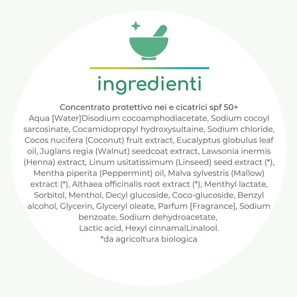 Concentrato protettivo nei e cicatrici spf 50+, 15 ml - Alkemilla