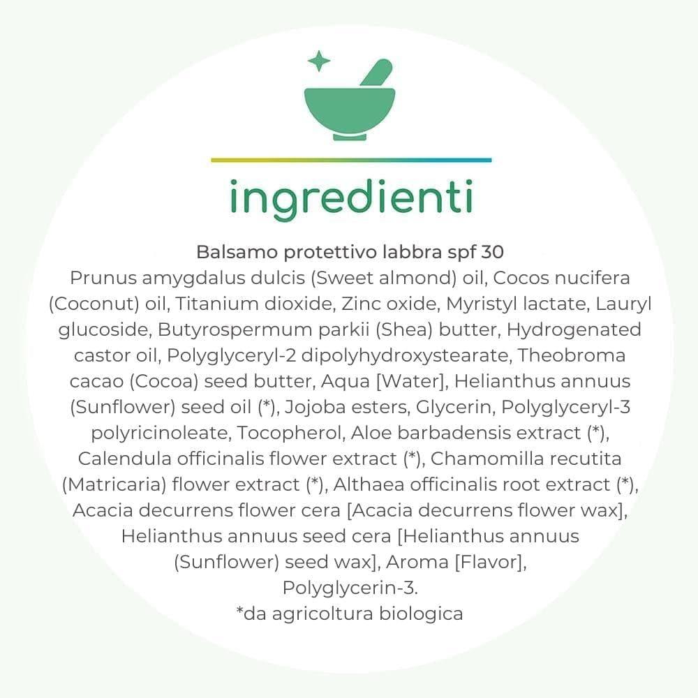 Balsamo protettivo labbra spf 30, 15 ml - Alkemilla
