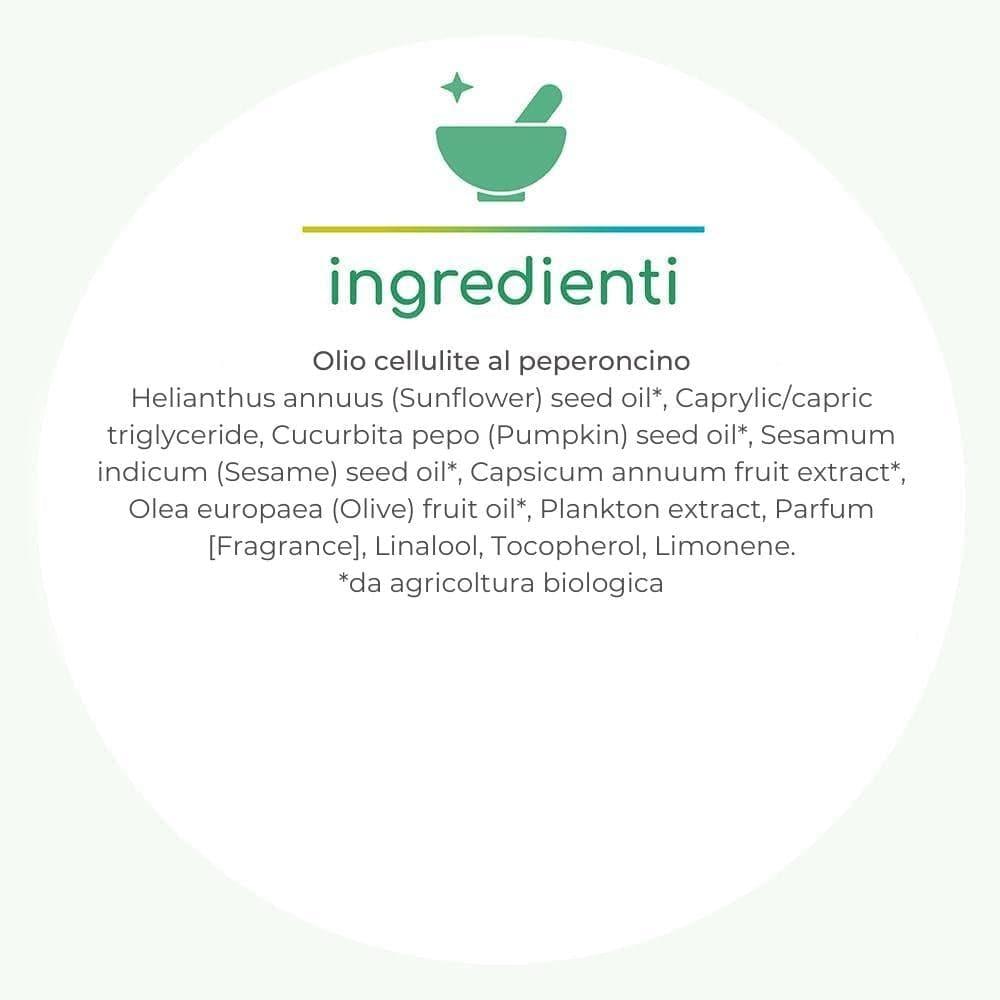 Olio cellulite al peperoncino, 50 ml - Biofficina Toscana
