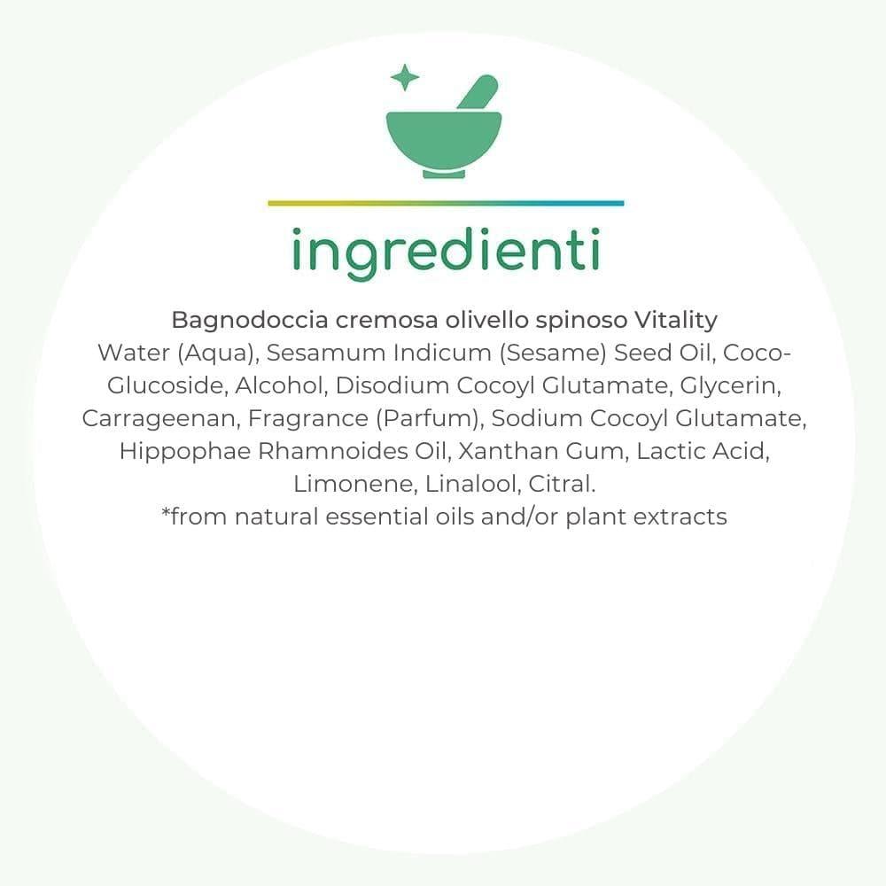 Bagnodoccia cremosa olivello spinoso Vitality, 200 ml - Weleda