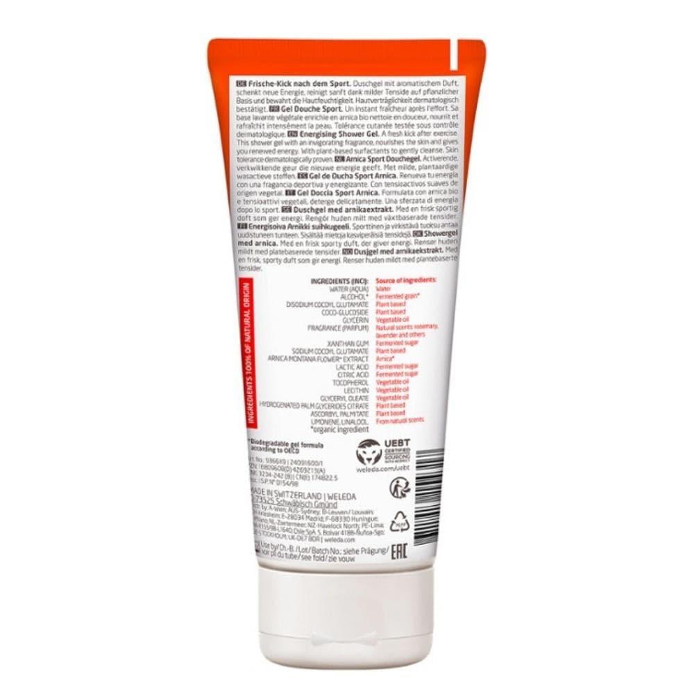 Gel doccia arnica Sport, 200 ml - Weleda