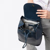 Zaino vegan Greta, blu notte - Miomojo