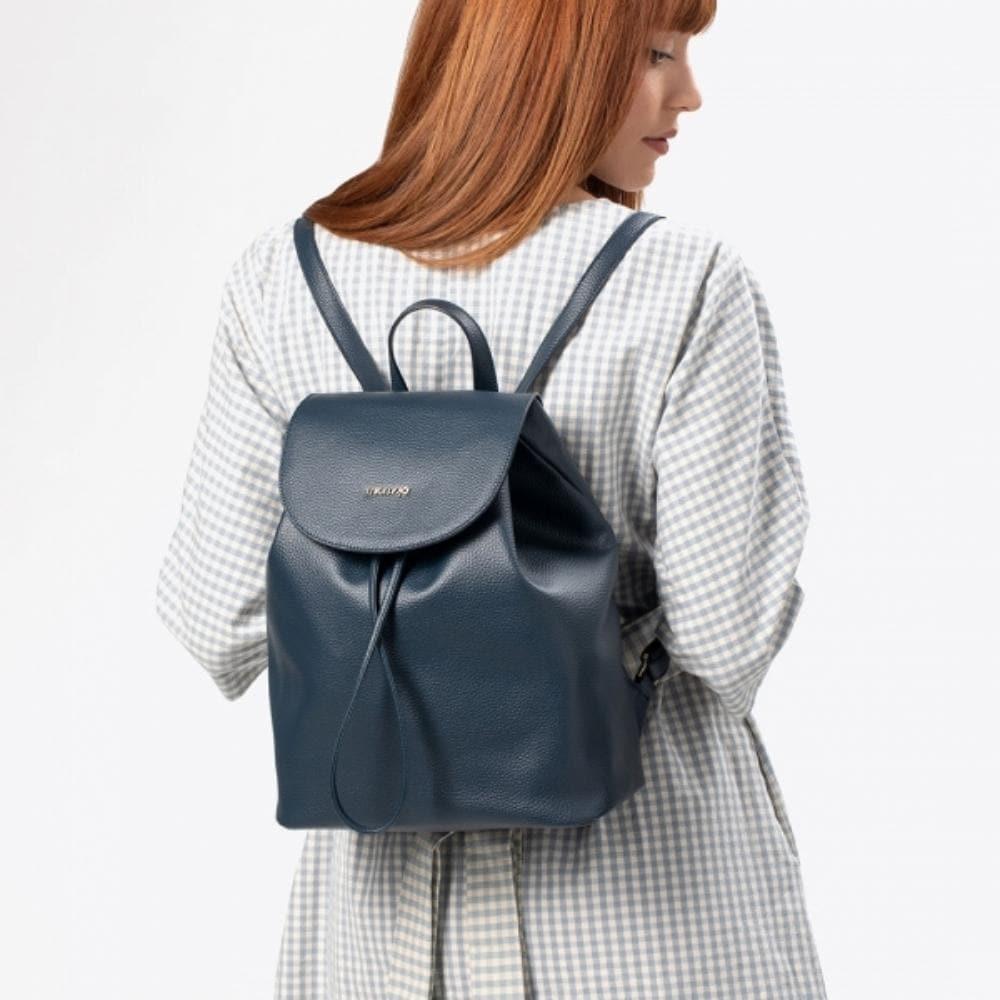 Zaino vegan Greta, blu notte - Miomojo