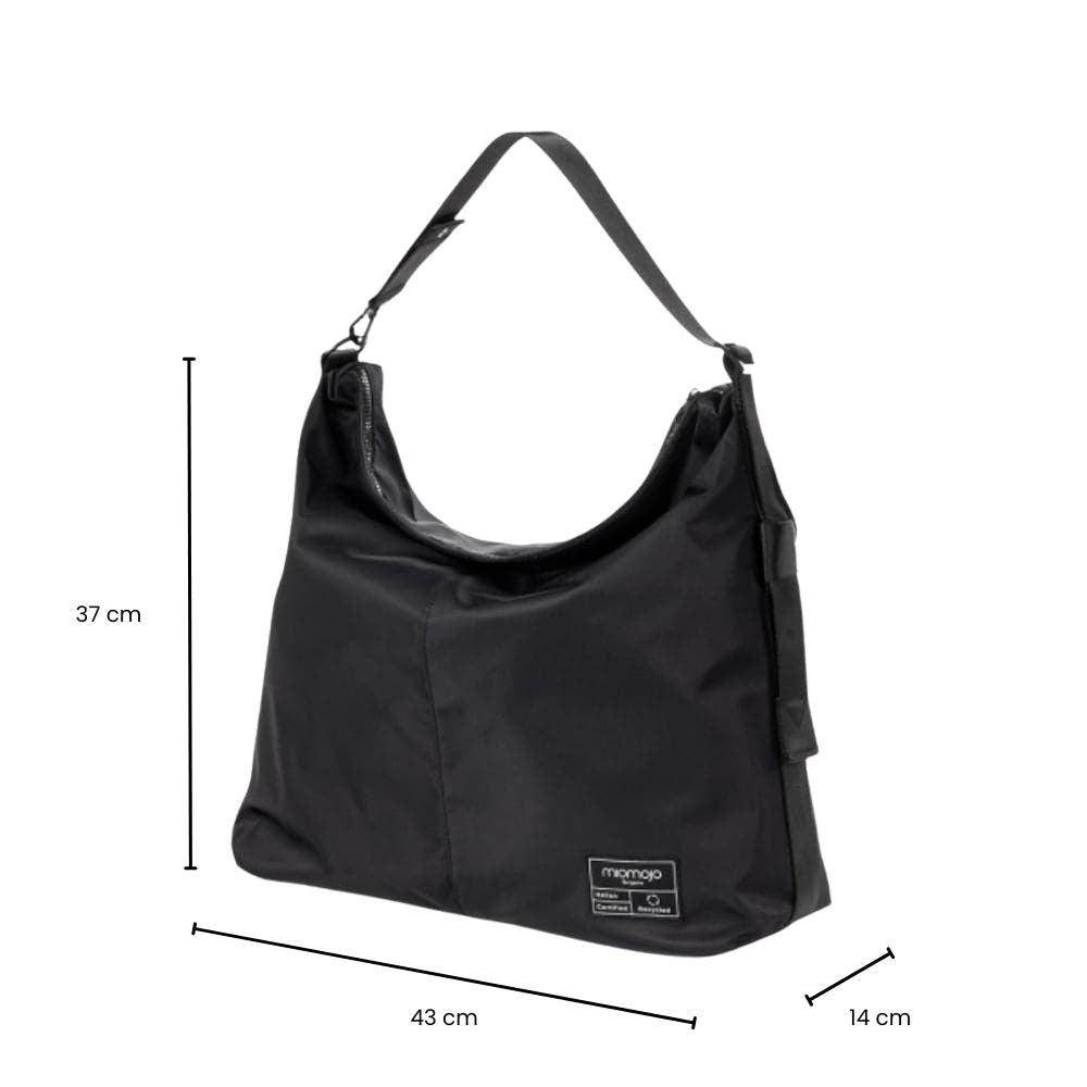 Borsa vegan a spalla Dorotea, Linea Moderna, nero - Miomojo - Pensoinverde