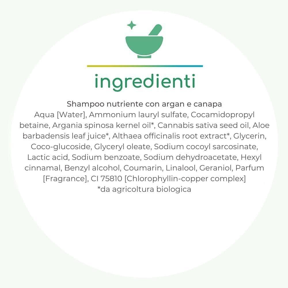 Shampoo nutriente con argan e canapa, 250 ml - Phitofilos 2