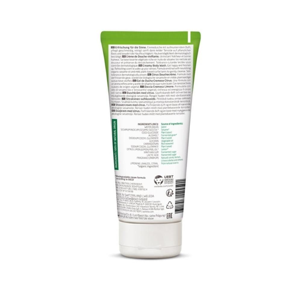 Bagnodoccia cremosa limone Refresh, 200 ml - Weleda