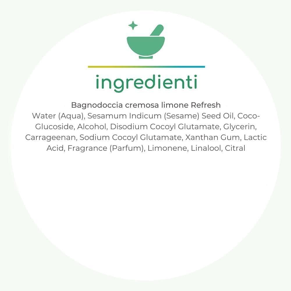 Bagnodoccia cremosa limone Refresh, 200 ml - Weleda