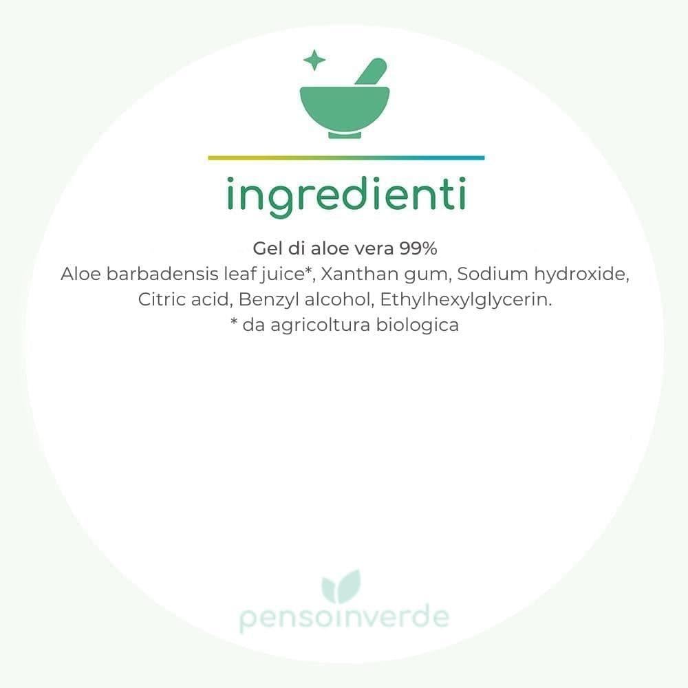 bioearth aloe vera gel 99 Gel di aloe vera 99%, 100 ml