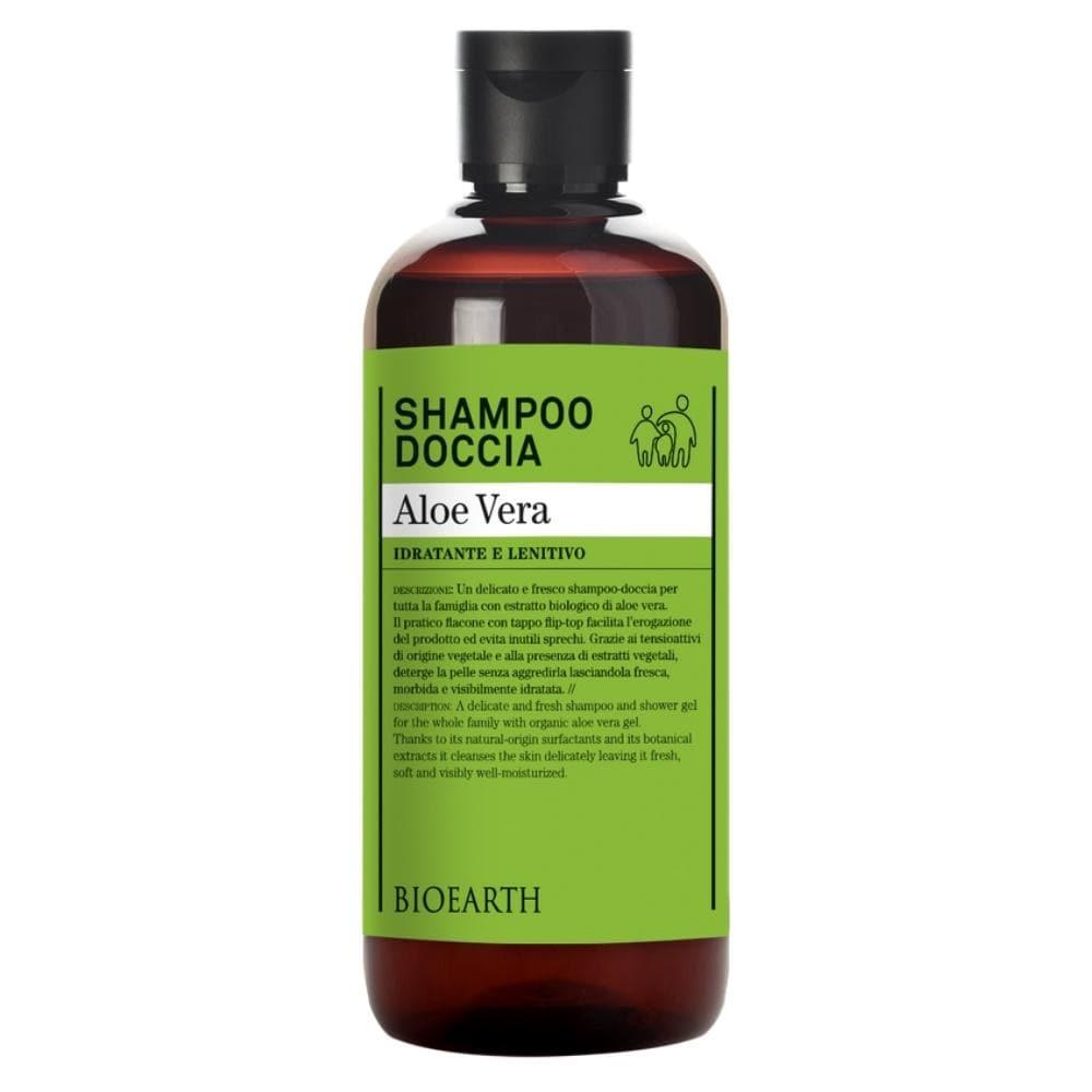 Shampoo doccia aloe vera idratante e lenitivo Family, 500 ml - Bioearth