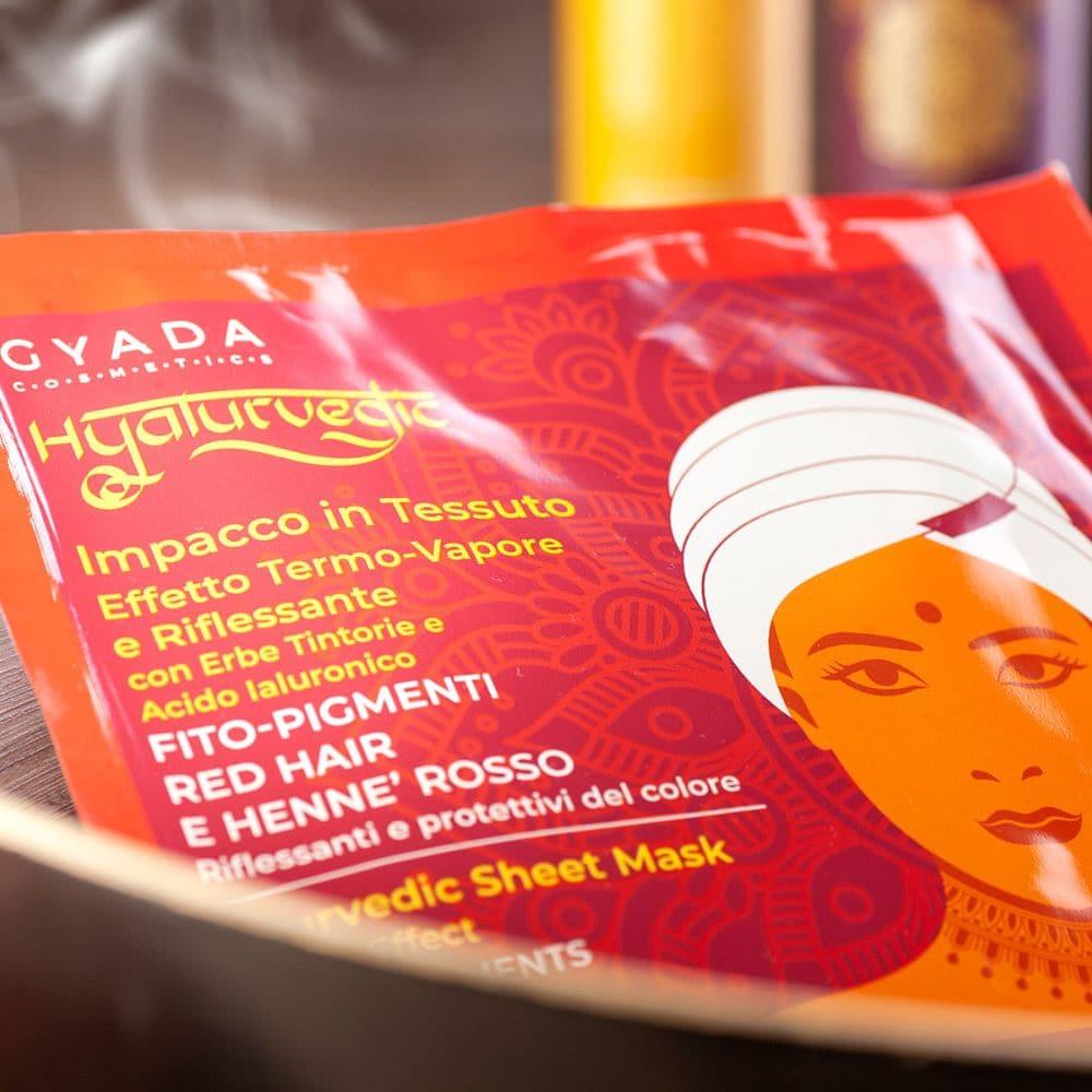 Impacco ayurvedico in tessuto riflessante Red Hair Hyalurvedic, 1 pz - Gyada Cosmetics