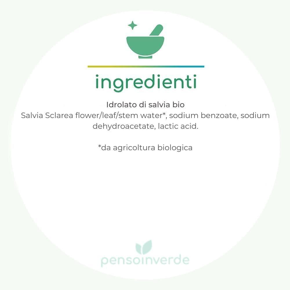 Idrolato di salvia bio, 100 ml - Biofficina Toscana