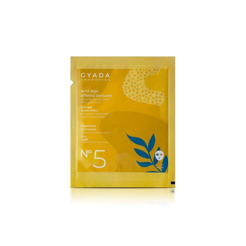 Maschera viso in tessuto N.5 antiage effetto tensore, 1 pz - Gyada Cosmetics
