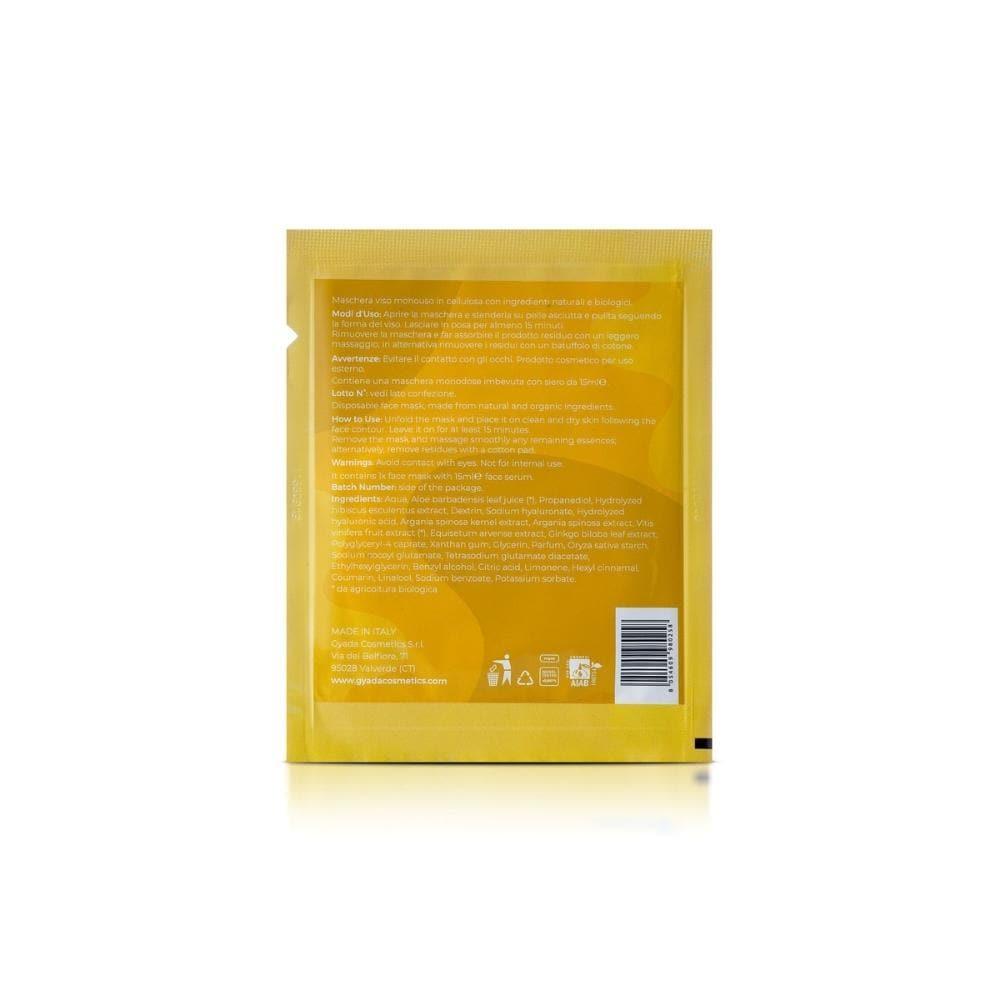 Maschera viso in tessuto N.5 antiage effetto tensore, 1 pz - Gyada Cosmetics