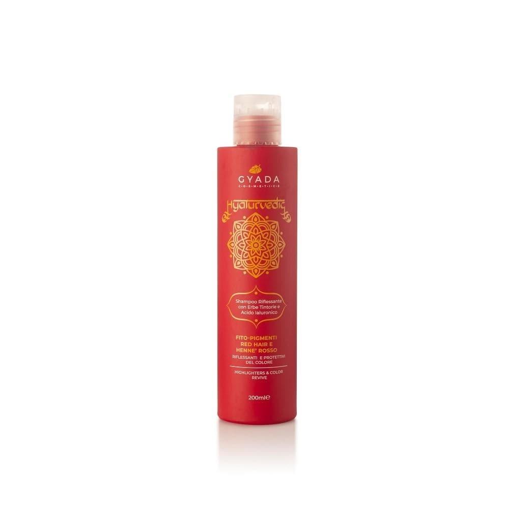 Shampoo riflessante red hair Hyalurvedic, 200 ml - Gyada Cosmetics