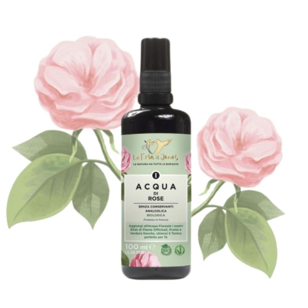 Acqua di Rose bio, 100 ml - Erbe di Janas 2